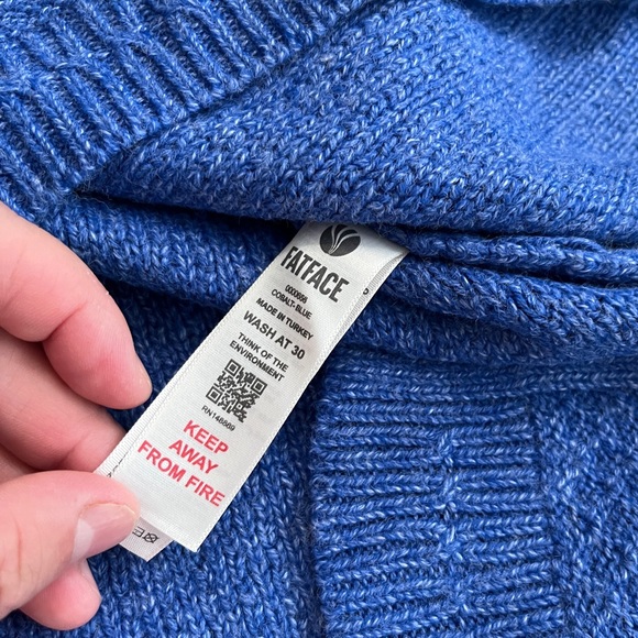 NWT - Fat Face Women’s Mini Diamond Knit Crew Neck Sweater - US 8/M, US 10/L - Picture 13 of 15